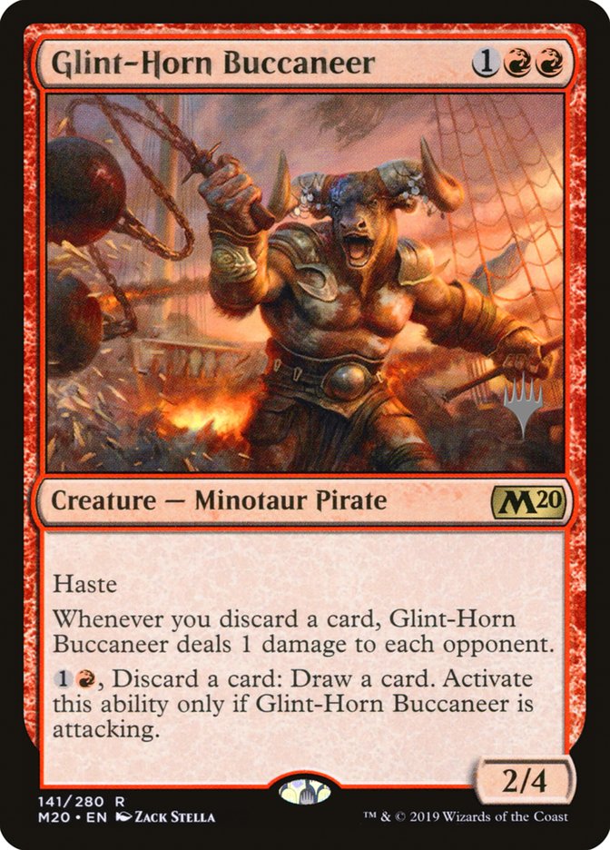 Glint-Horn Buccaneer (Promo Pack) [Core Set 2020 Promos] | Black Swamp Games