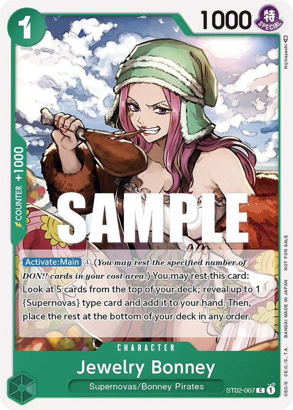 Jewelry Bonney (Tournament Pack Vol. 3) [Participant] [One Piece Promotion Cards] | Black Swamp Games