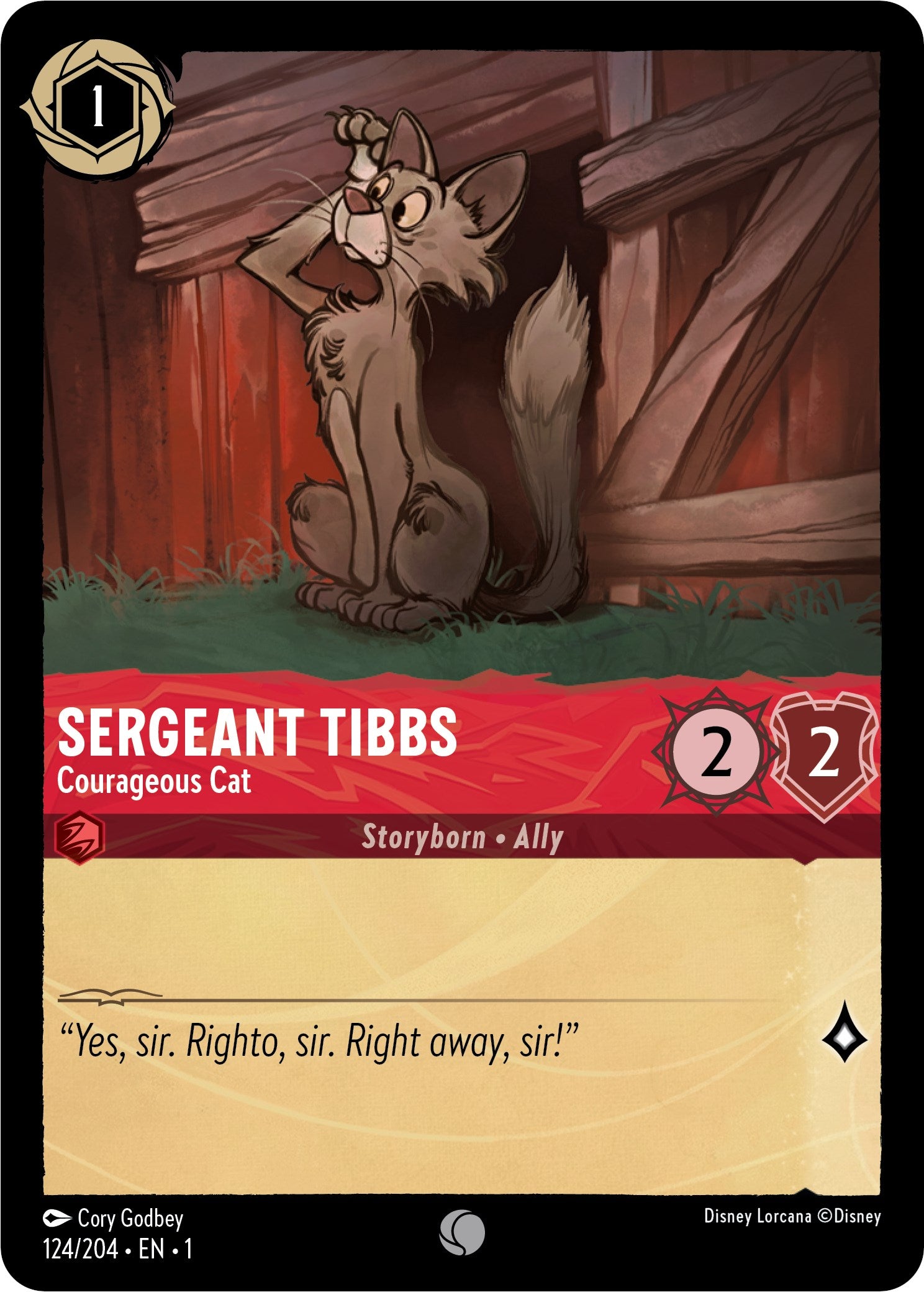 Sergeant Tibbs - Courageous Cat (124/204) [The First Chapter] | Black Swamp Games