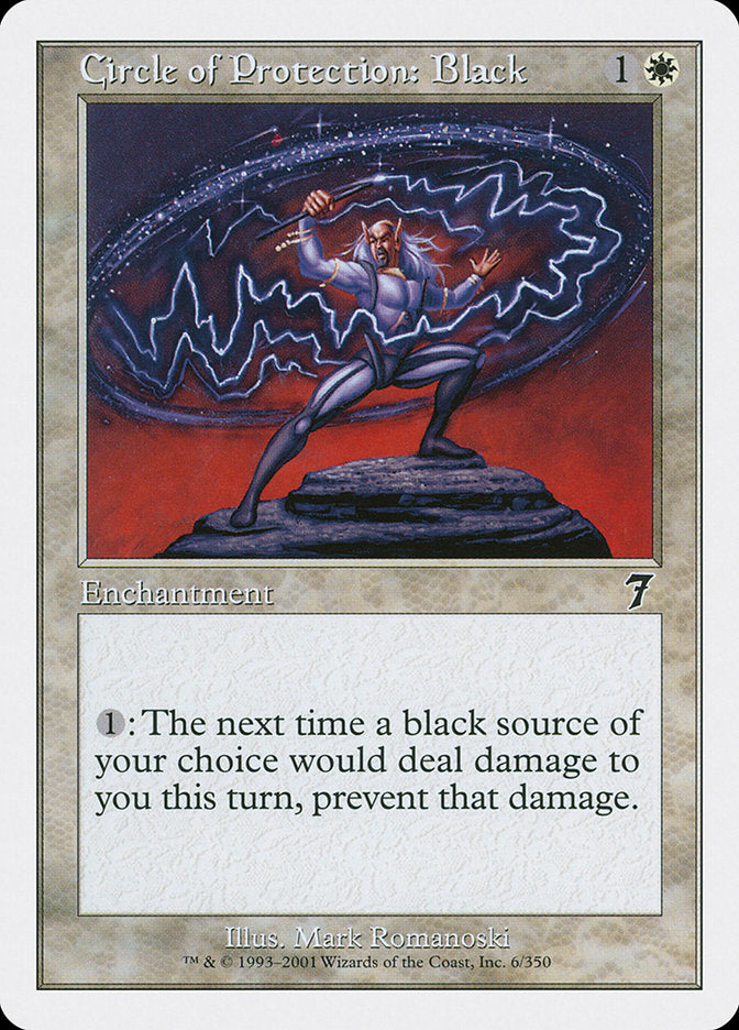 Circle of Protection: Black [Seventh Edition] | Black Swamp Games