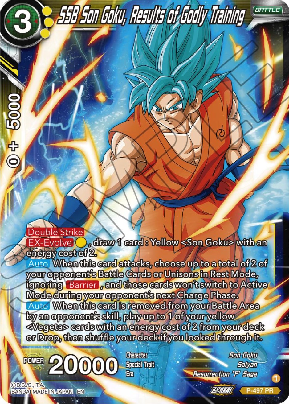 SSB Son Goku, Results of Godly Training (P-497) [Promotion Cards] | Black Swamp Games