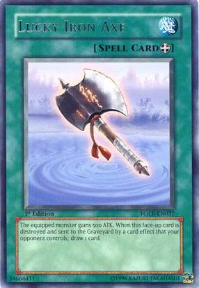 Lucky Iron Axe [FOTB-EN037] Rare | Black Swamp Games