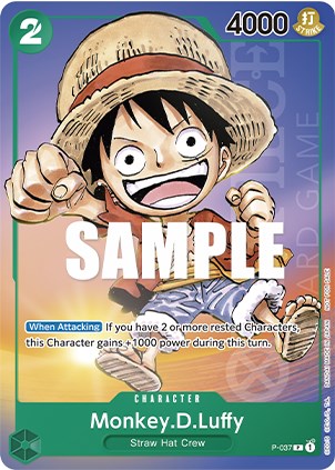 Monkey.D.Luffy (Anime Expo 2023) [One Piece Promotion Cards] | Black Swamp Games