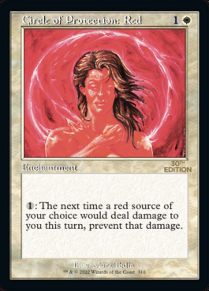 Circle of Protection: Red (Retro) [30th Anniversary Edition] | Black Swamp Games
