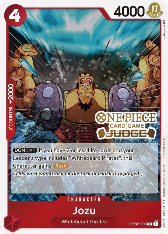 Jozu (Judge) [One Piece Promotion Cards] | Black Swamp Games