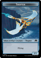 Phyrexian Germ // Thopter Double-Sided Token [Modern Horizons 3 Tokens] | Black Swamp Games