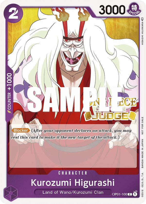 Kurozumi Higurashi (Judge) [One Piece Promotion Cards] | Black Swamp Games