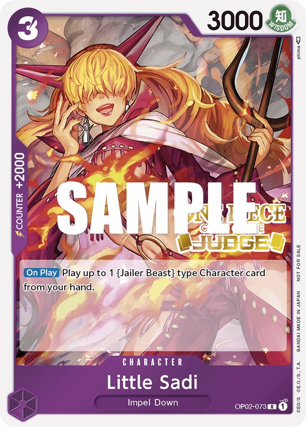 Little Sadi (Judge) [One Piece Promotion Cards] | Black Swamp Games