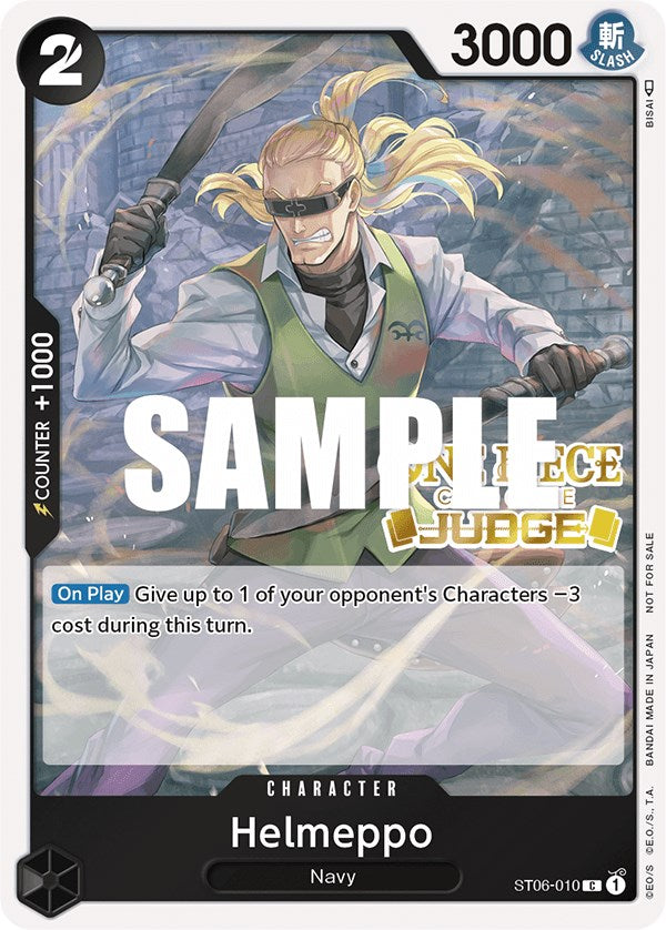 Helmeppo (Judge) [One Piece Promotion Cards] | Black Swamp Games