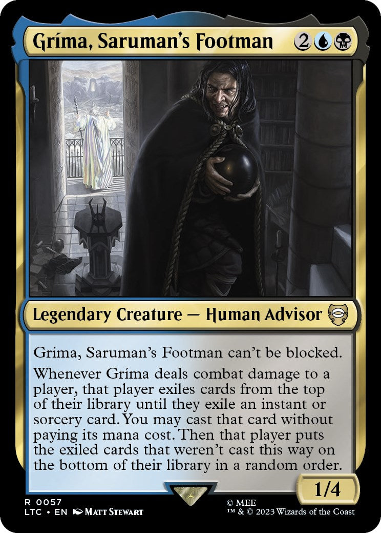 Grima, Saruman's Footman [The Lord of the Rings: Tales of Middle-Earth Commander] | Black Swamp Games