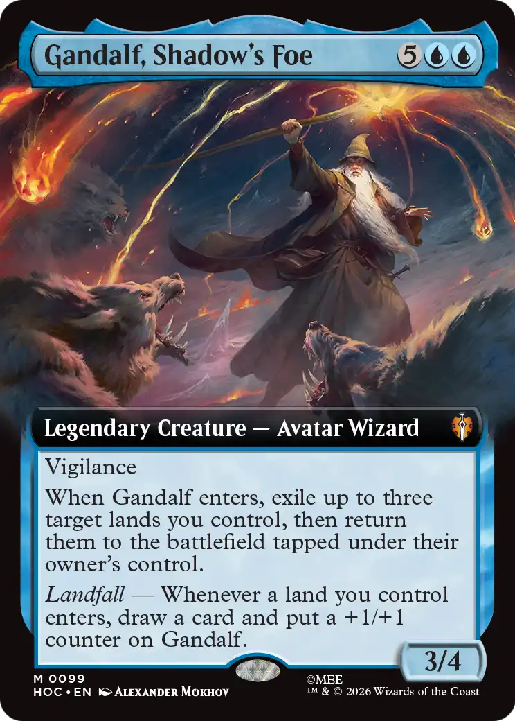 Gandalf, Shadow's Foe (Extended Art) [The Hobbit: Eternal-Legal] | Black Swamp Games