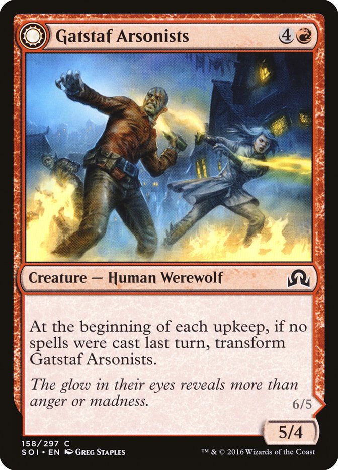 Gatstaf Arsonists // Gatstaf Ravagers [Shadows over Innistrad] | Black Swamp Games