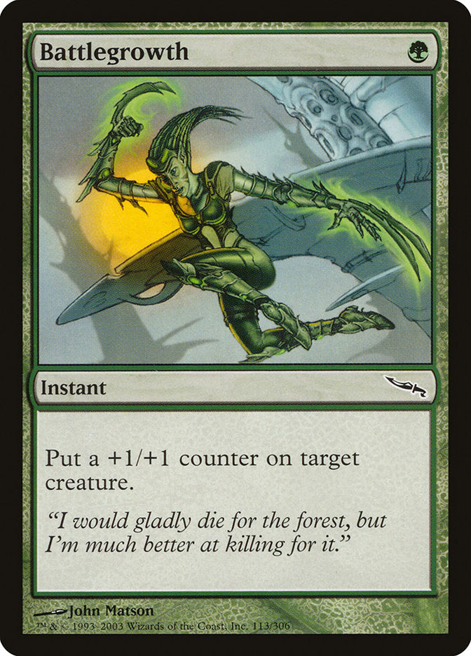 Battlegrowth [Mirrodin] | Black Swamp Games