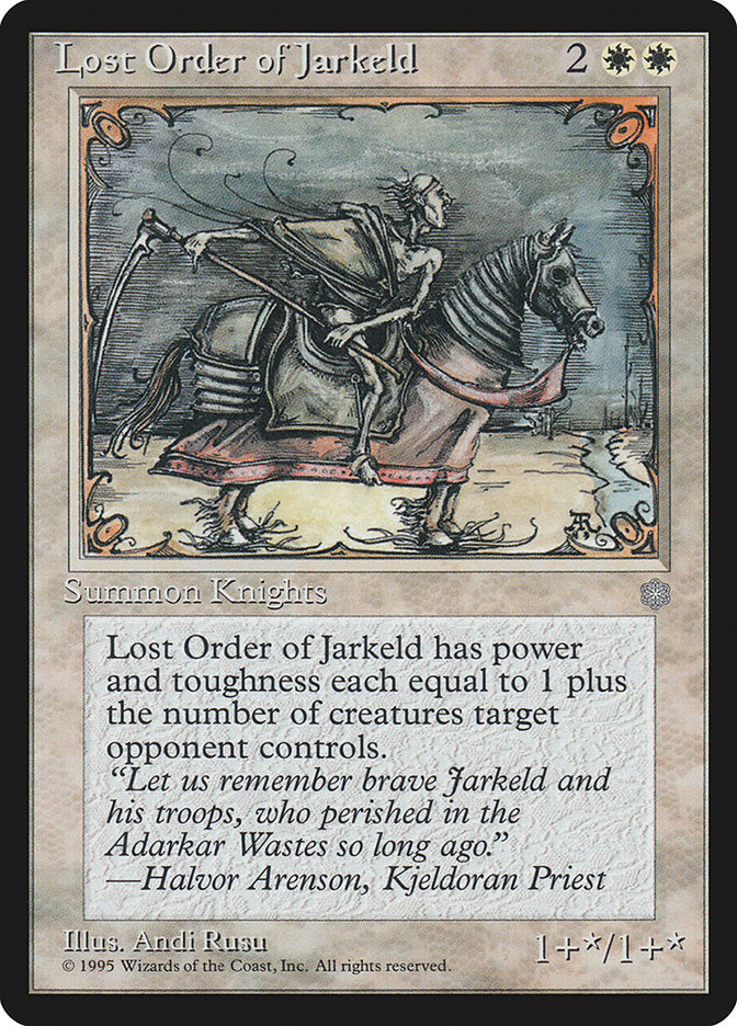 Lost Order of Jarkeld [Ice Age] | Black Swamp Games