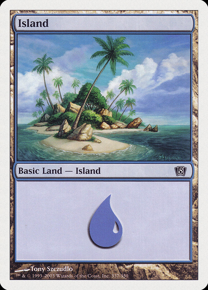 Island (337) [Eighth Edition] | Black Swamp Games