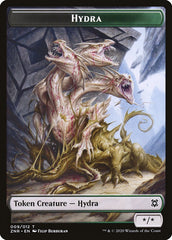 Drake // Hydra Double-Sided Token [Zendikar Rising Tokens] | Black Swamp Games