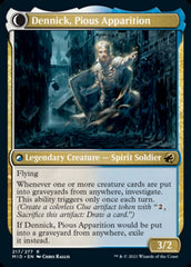 Dennick, Pious Apprentice // Dennick, Pious Apparition [Innistrad: Midnight Hunt] | Black Swamp Games