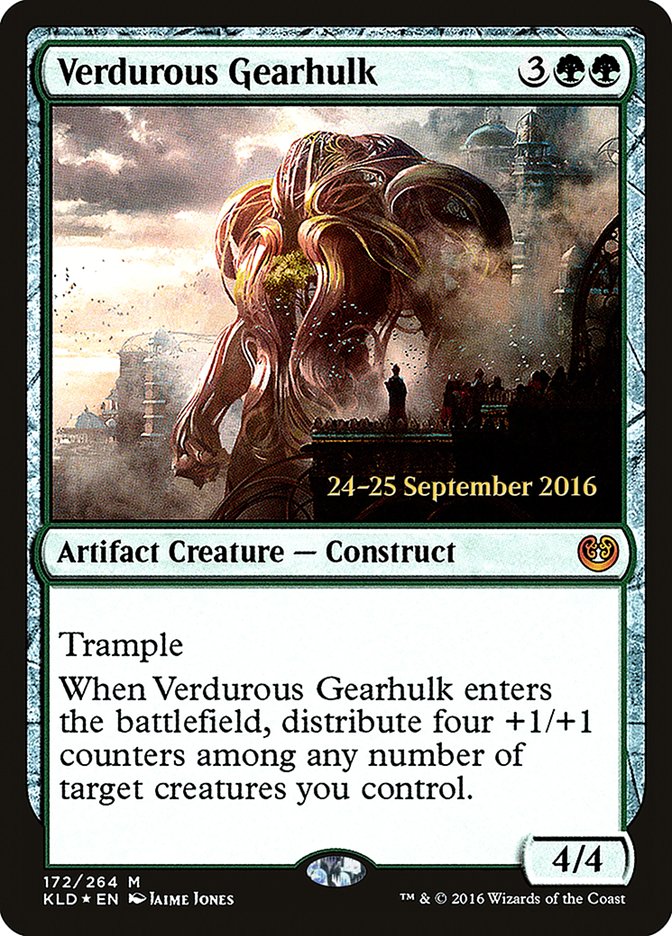 Verdurous Gearhulk [Kaladesh Prerelease Promos] | Black Swamp Games