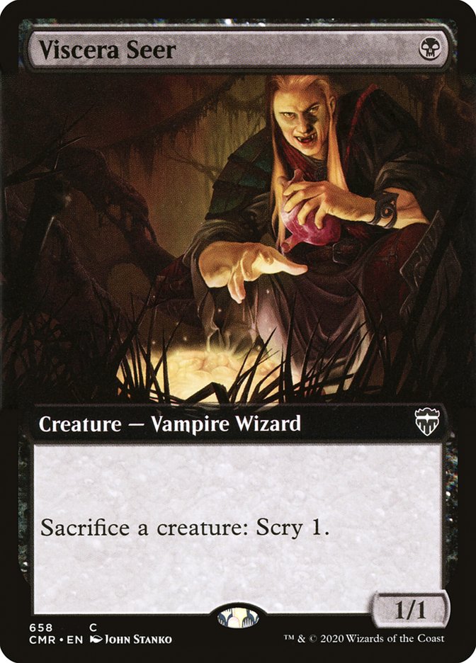 Viscera Seer (Extended Art) [Commander Legends] | Black Swamp Games
