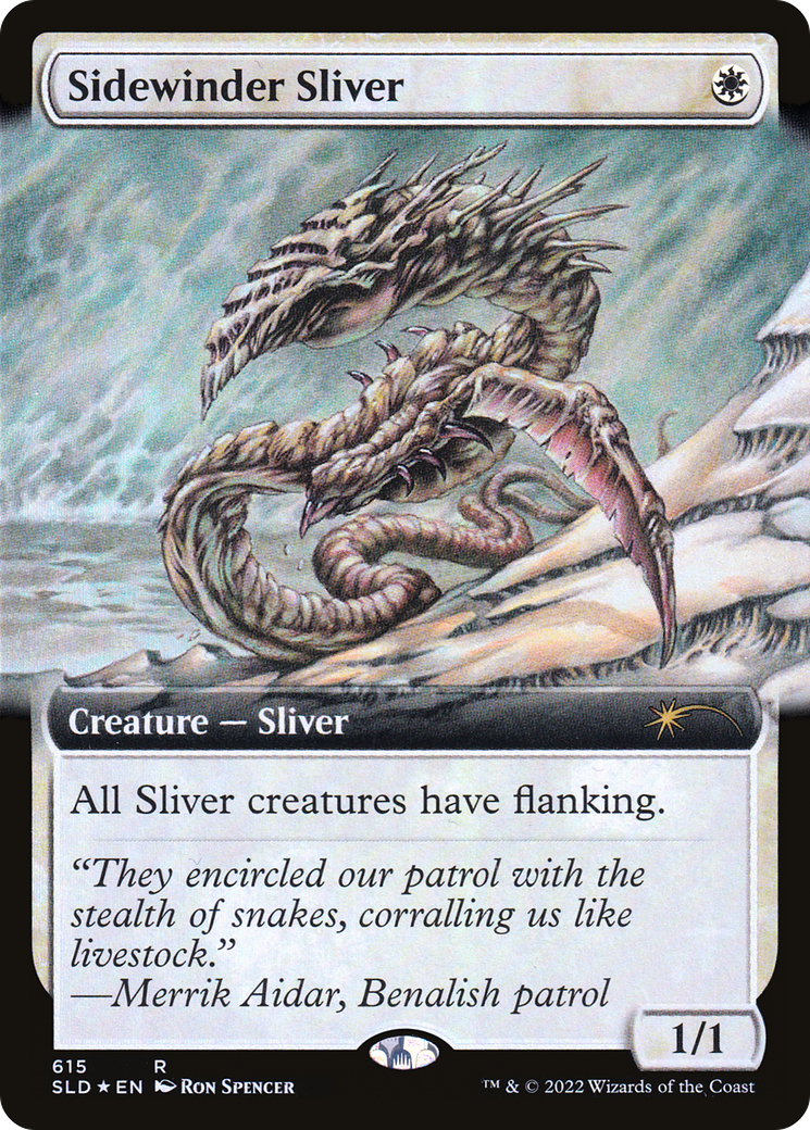 Sidewinder Sliver (Extended Art) [Secret Lair Drop Promos] | Black Swamp Games