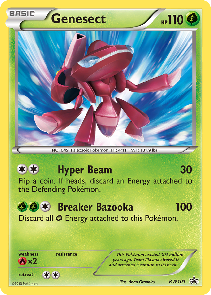 Genesect (BW101) [Black & White: Black Star Promos] | Black Swamp Games