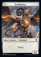 Clue // Elemental (005) Double-Sided Token [Streets of New Capenna Commander Tokens] | Black Swamp Games