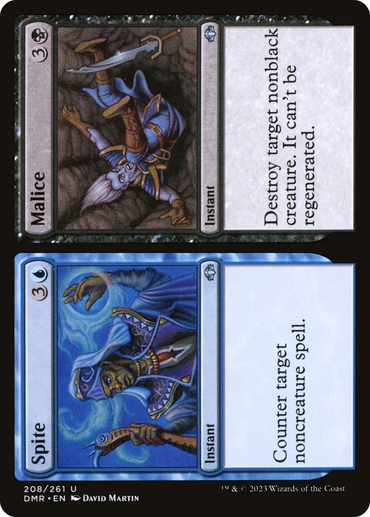 Spite // Malice [Dominaria Remastered] | Black Swamp Games
