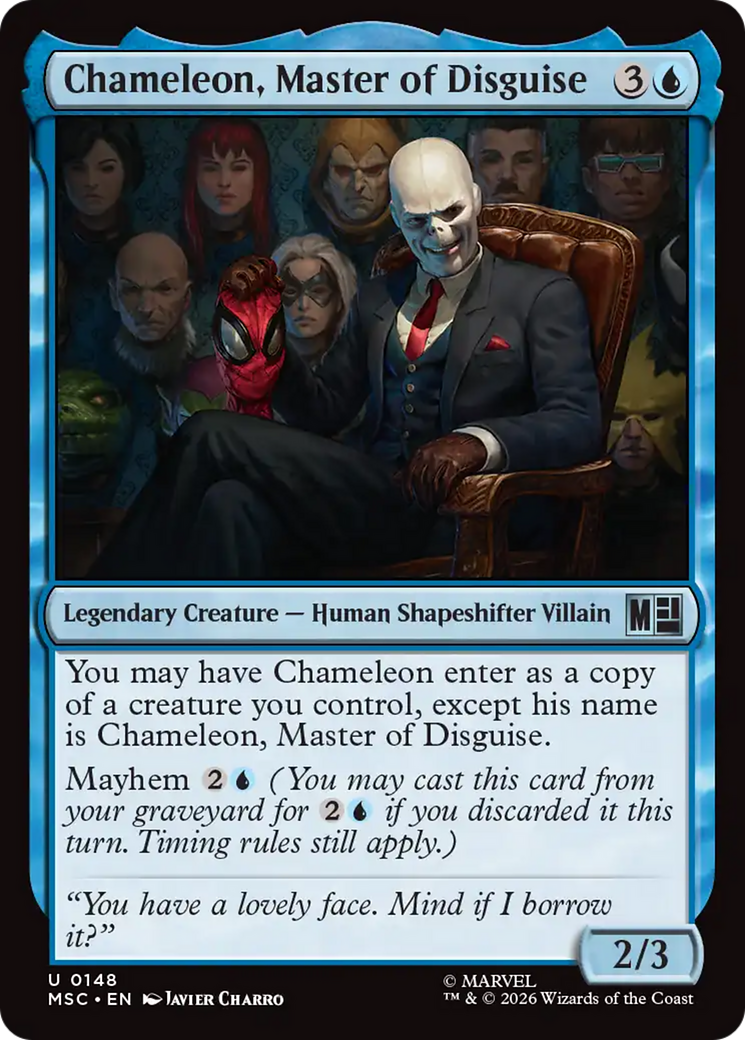 Chameleon, Master of Disguise (Surge Foil) [Marvel Super Heroes Commander] | Black Swamp Games