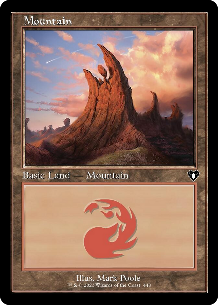 Mountain (448) (Retro) [Commander Masters] | Black Swamp Games