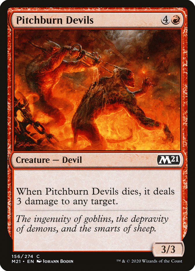 Pitchburn Devils [Core Set 2021] | Black Swamp Games