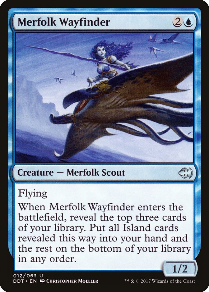 Merfolk Wayfinder [Duel Decks: Merfolk vs. Goblins] | Black Swamp Games