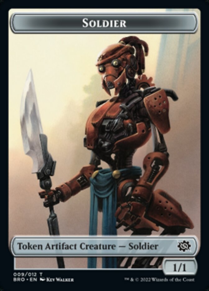 Soldier Token (009) [The Brothers' War Tokens] | Black Swamp Games