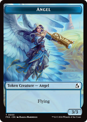 Angel (0003) // Treasure Double-Sided Token [Reality Fracture Tokens] | Black Swamp Games