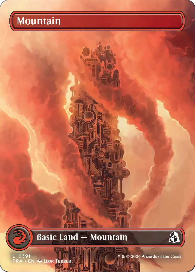 Mountain (Borderless) (0392) [Reality Fracture] | Black Swamp Games