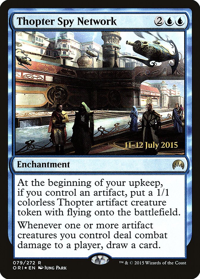 Thopter Spy Network [Magic Origins Prerelease Promos] | Black Swamp Games
