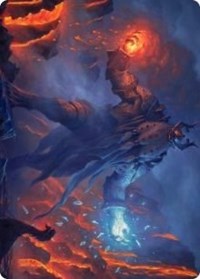 Aegar, the Freezing Flame Art Card [Kaldheim Art Series] | Black Swamp Games