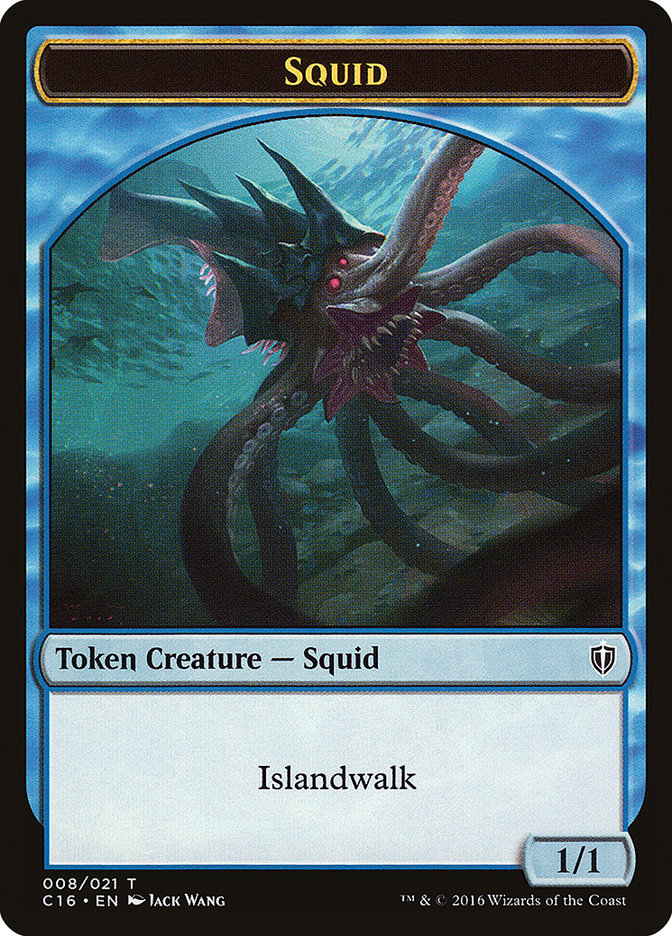 Soldier // Squid Double-Sided Token [Commander 2016 Tokens] | Black Swamp Games