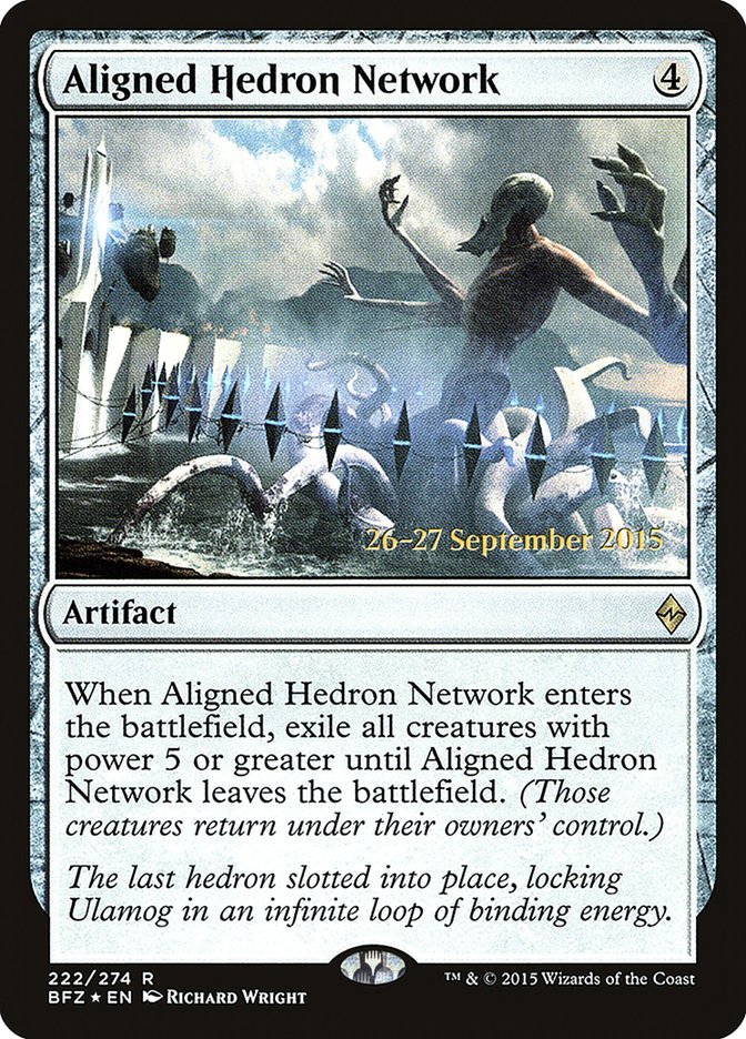 Aligned Hedron Network [Battle for Zendikar Prerelease Promos] | Black Swamp Games