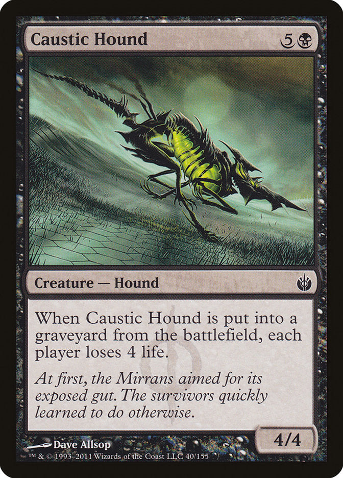 Caustic Hound [Mirrodin Besieged] | Black Swamp Games