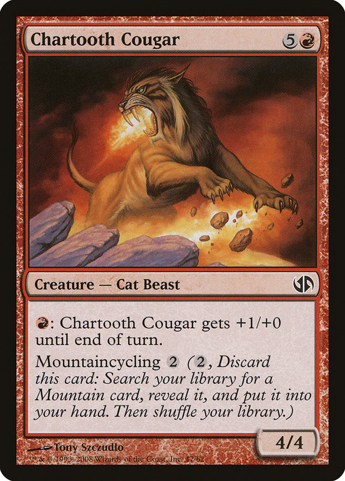 Chartooth Cougar [Duel Decks: Jace vs. Chandra] | Black Swamp Games