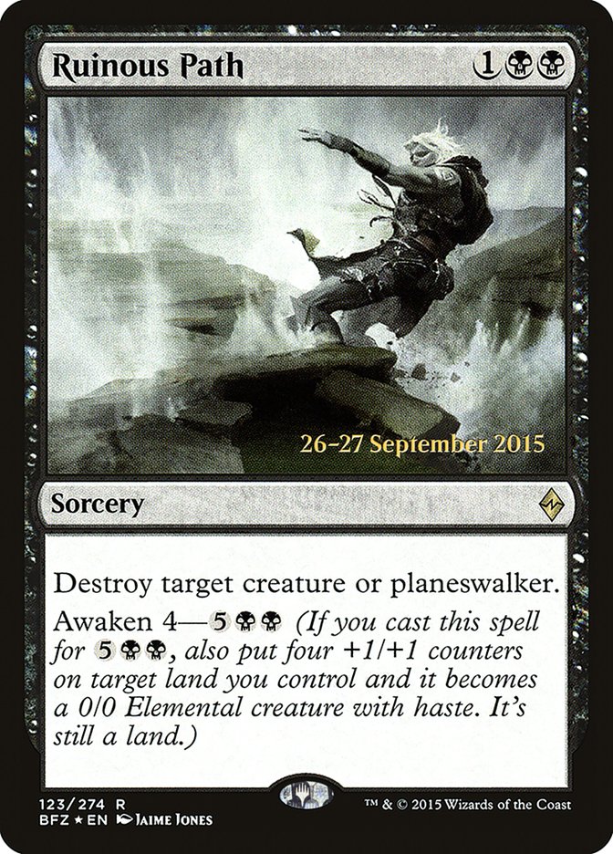 Ruinous Path [Battle for Zendikar Prerelease Promos] | Black Swamp Games