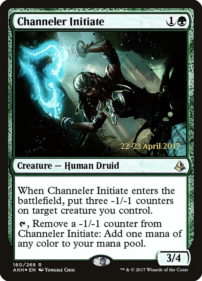 Channeler Initiate [Amonkhet Prerelease Promos] | Black Swamp Games