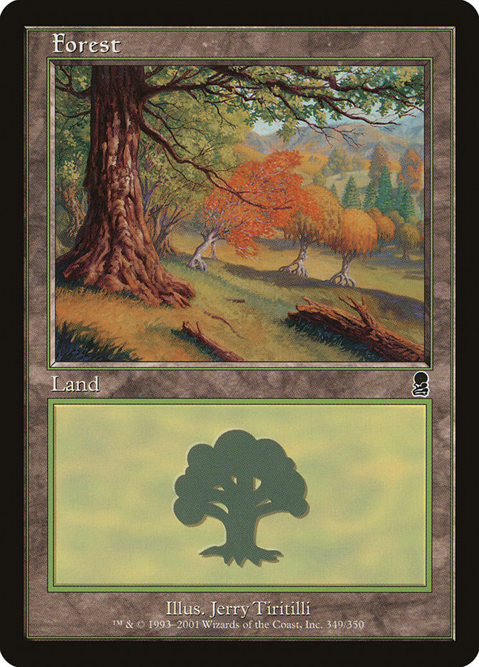 Forest (349) [Odyssey] | Black Swamp Games