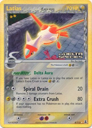 Latias (8/113) (Delta Species) (Stamped) [EX: Delta Species] | Black Swamp Games