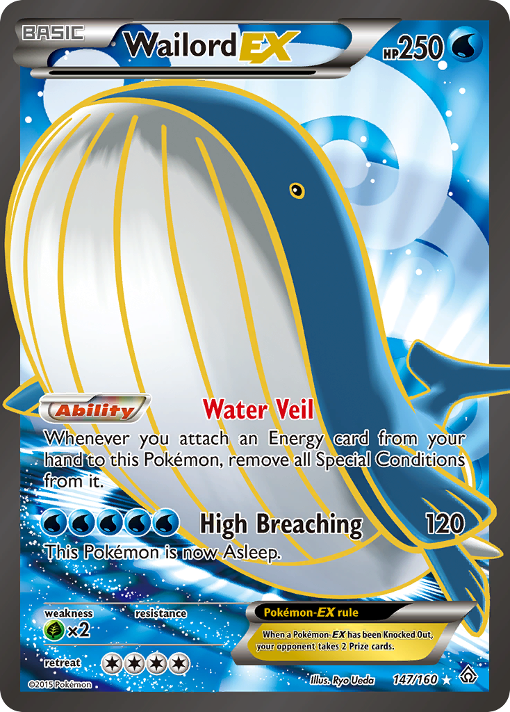 Wailord EX (147/160) [XY: Primal Clash] | Black Swamp Games