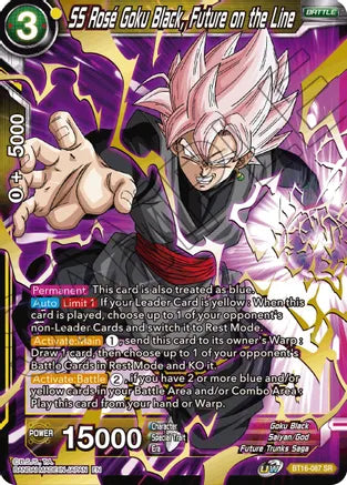 SS Rose Goku Black, Future on the Line (BT16-087) [Realm of the Gods] | Black Swamp Games