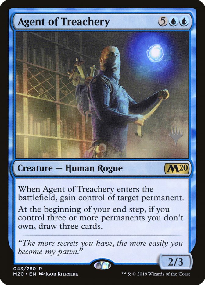 Agent of Treachery (Promo Pack) [Core Set 2020 Promos] | Black Swamp Games