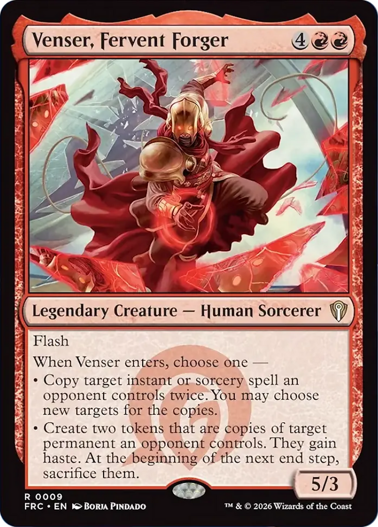 Venser, Fervent Forger [Reality Fracture Commander] | Black Swamp Games