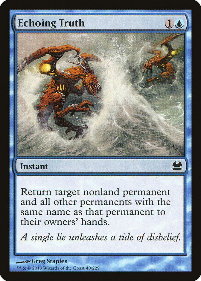 Echoing Truth [Modern Masters] | Black Swamp Games