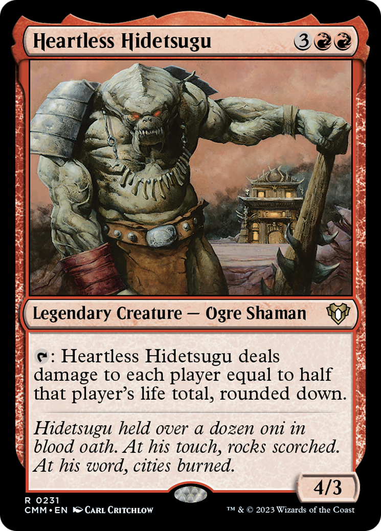 Heartless Hidetsugu [Commander Masters] | Black Swamp Games